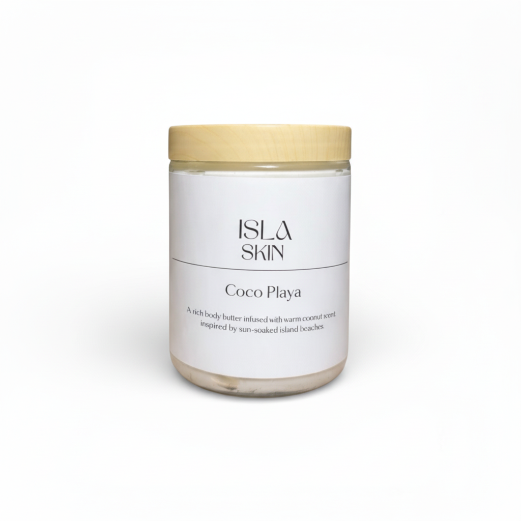 Coco Playa Body Butter on white background
