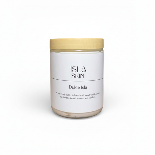 Dulce Isla Body Butter on white background