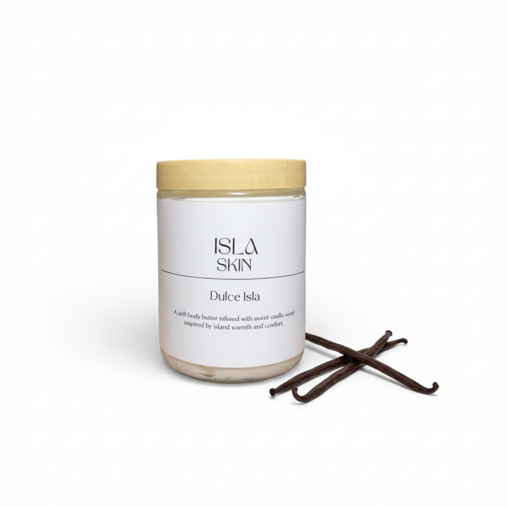 Dulce Isla Body Butter with vanilla beans